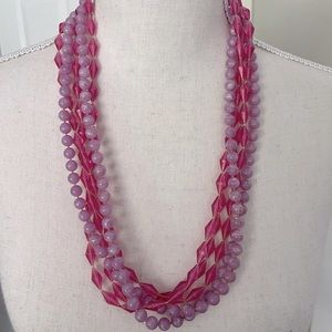 Vintage purple and pink necklace